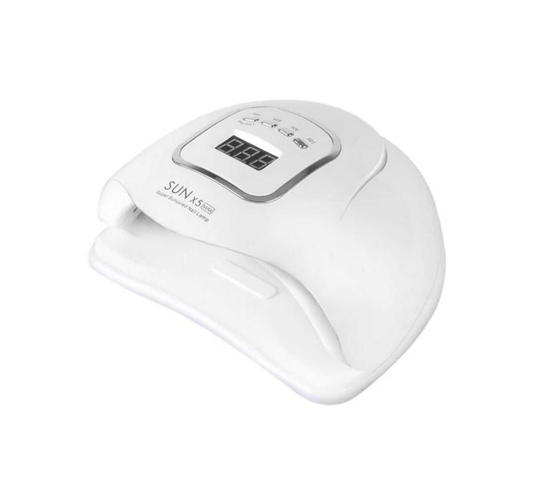 Професионална лампа за маникюр и педикюр Sun X5 Max, Бяла, UV/LED 150W