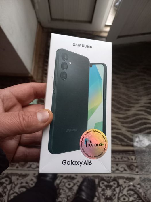 A16 Samsung ideal tiniq 128GB hotirasi 6GB aperativkasi karobka bor.