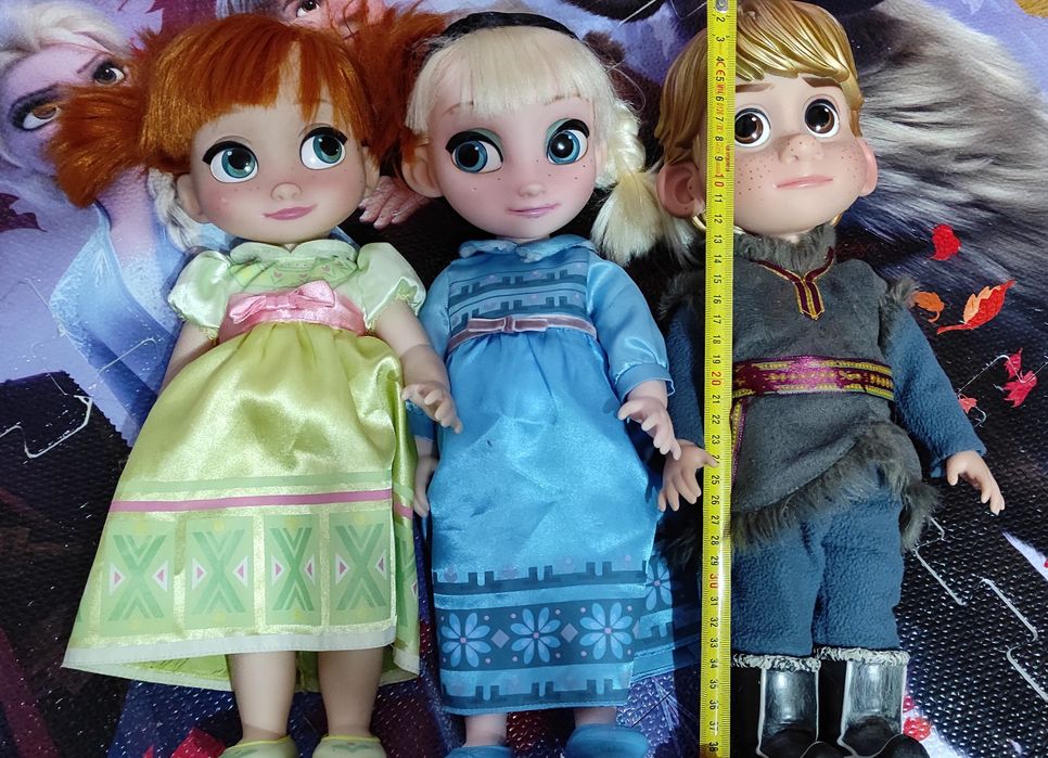 Set păpuși Anna Elsa și Cristoff disney