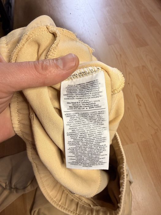 Nike Tech Fleece yellow долнище