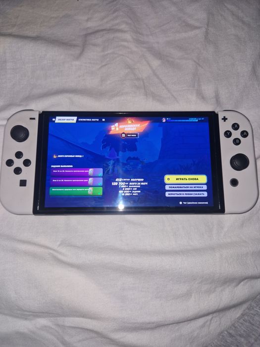 Нинтендо свитч олед прошитая 256+64