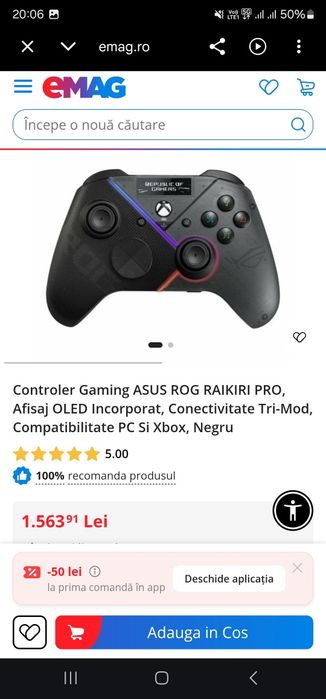 Controller  Victrix Gambit Prime Wired , ASUS ROG RAIKIRI PRO