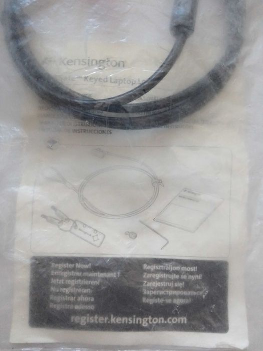 Защитен кабел за лаптоп Kensington