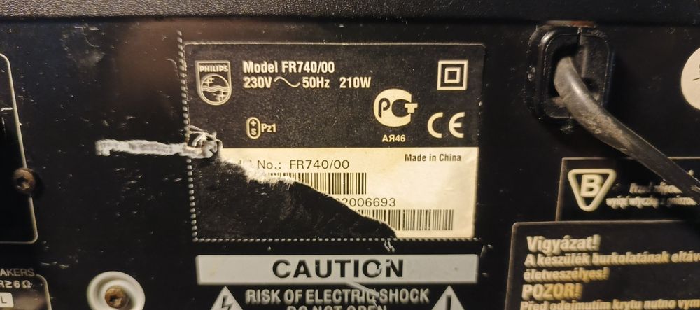 Philips FR 740 radio/ampl.