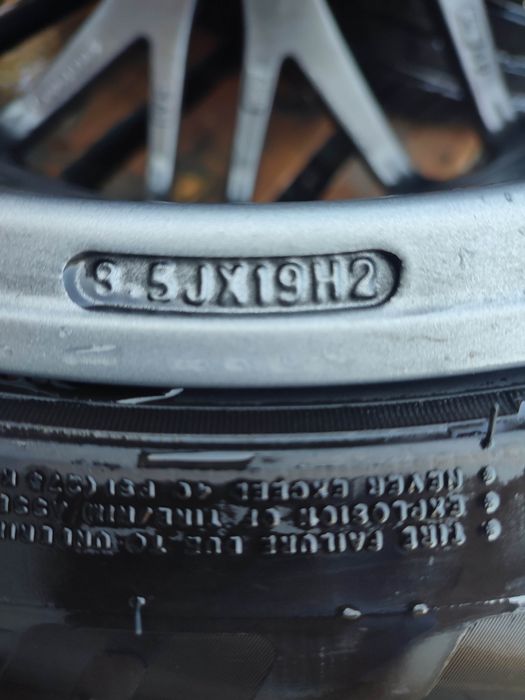 Jante 19 5x112 ET45 și cauciucuri 255/40R19 Mercedes Audi VW