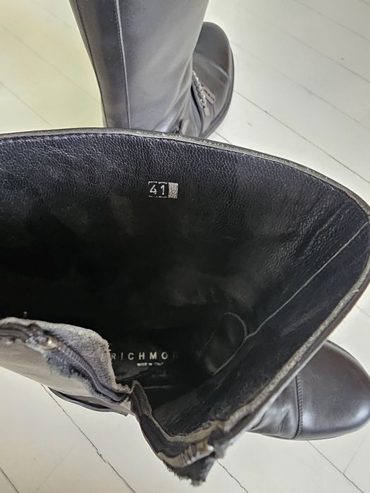 Ghete biker John Richmond din piele