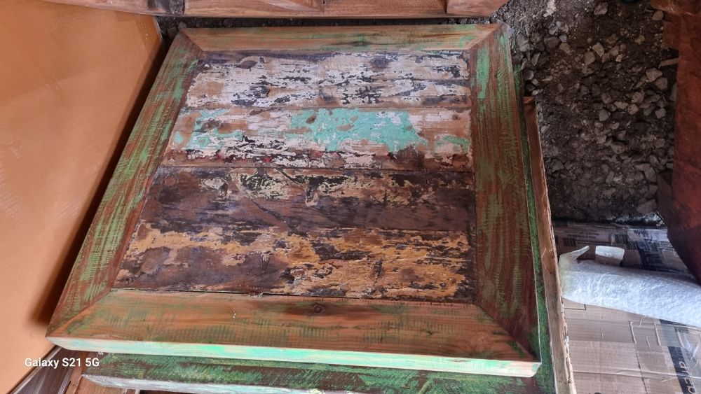 Masă Stejar Cafenea Shabby-chic