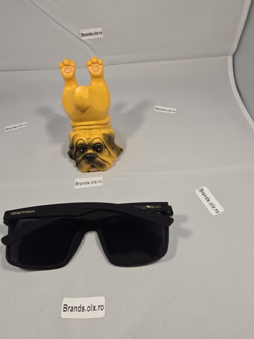 Ochelari de soare polarizati Emporio Armani, negri, YT7023P, made in Italy