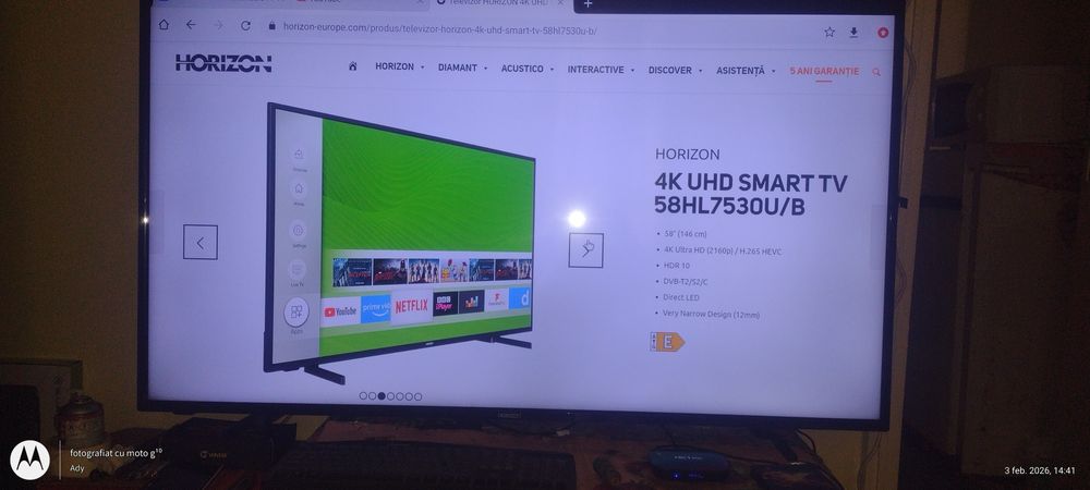 Horizon Smart tv 4k 146 cm (58inch)