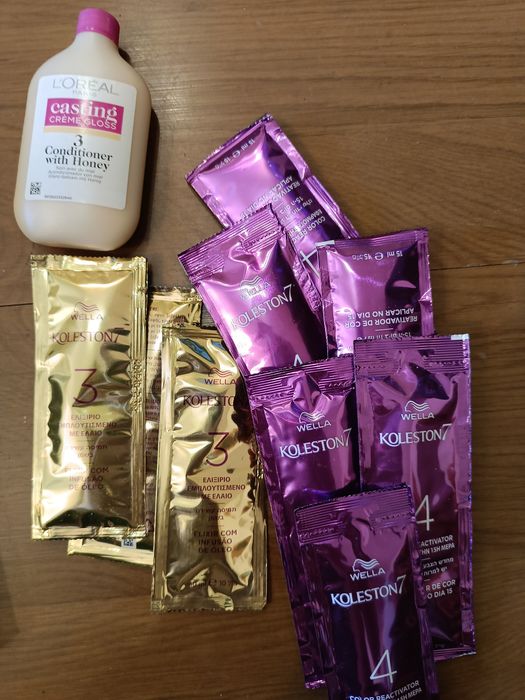 Непрофесионална боя за коса wella  koleston 7