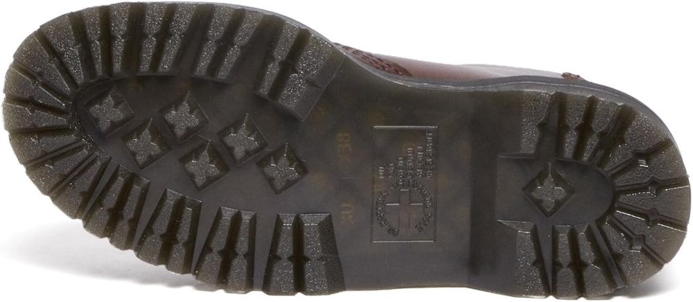 Papuci ghete Dr Martens Jetta maro inchis piele