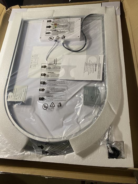 LED димируемо огледало за баня 80х60