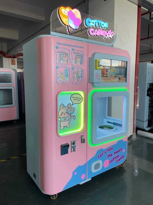 Вендинг Машина за захарен памук на клечка Cotton Candy Pro 64 цвята