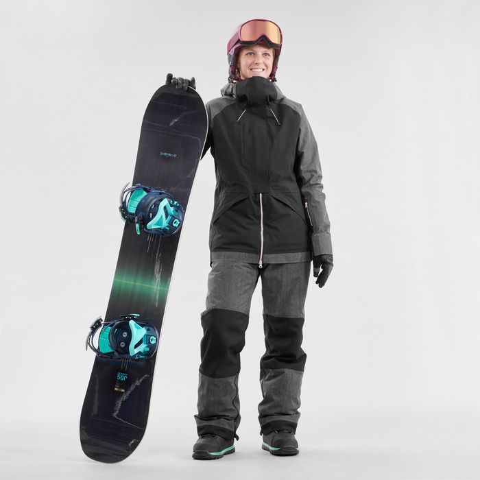 Salopetă snowboard/schi Bib 900 Negru - produs resigilat Decathlon