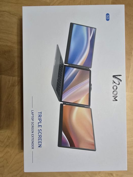 V2Com 3 screen laptop. Extensie + 2 displayuri pentru laptop prin HDMI si USBC FHD