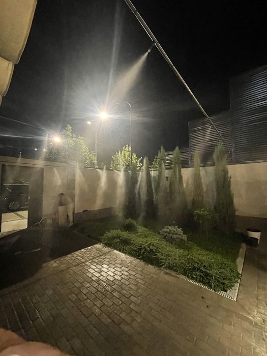 Mikroklimat soya setka ustanovka