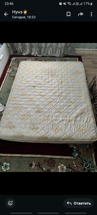 Есть матрас б/у и есть каркас основа под матрас