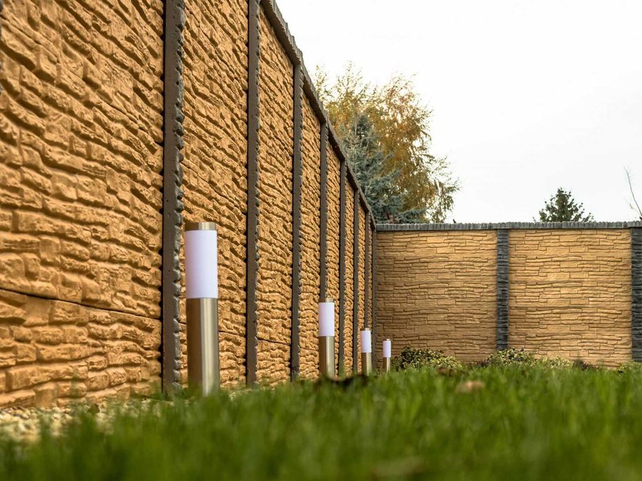 Gard din beton armat cu FATA DUBLA/placi prefabricate sector 6