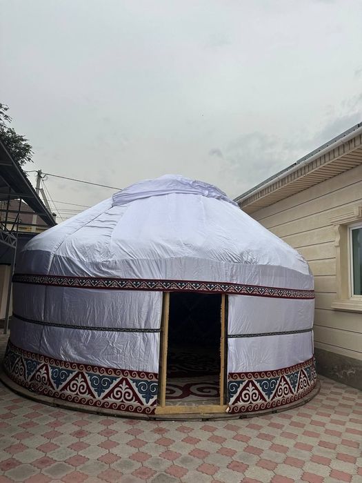 Қазақ үй. Юрта производства. Табиғи ағаштан