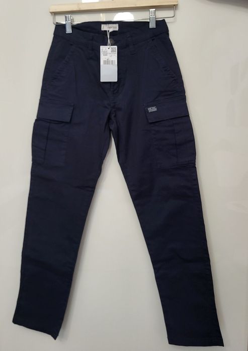 Pantaloni copii cargo bumbac Mango