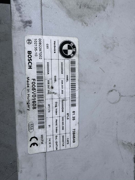 Vand kit portbagaj electric bmw f10, f01, amortizoare electrice