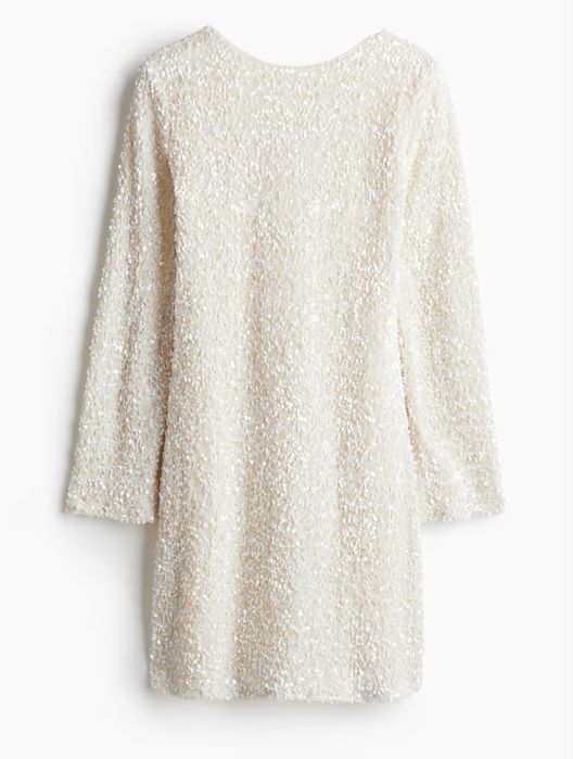 Рокля с пайети h&m