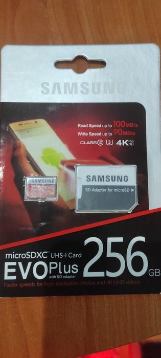 Samsung Evo Plus+Adapter _256GB - 40 лв ( за 1 бр )