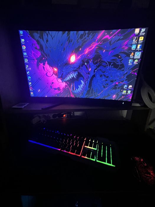 Pc gaming aproape nou + monitor 280 hz curbat