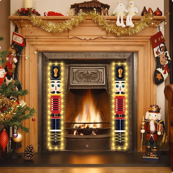 Banner de Crăciun cu Spărgătorul de Nuci