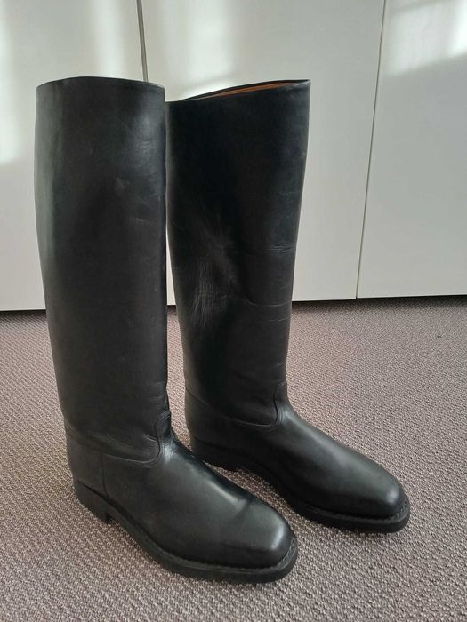 cizme barbati din piele negre