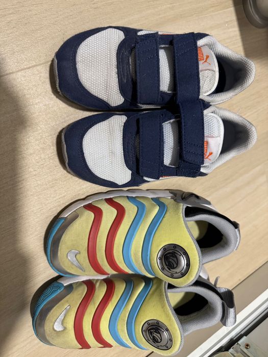 Adidasi nike și Puma mărimea 30 , 50 ron o pereche