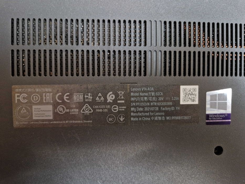 Lenovo V14-ADA 82C6 AMD Athlon Gold
