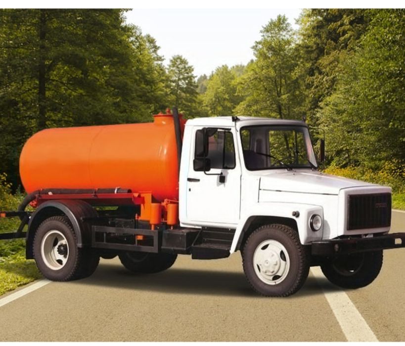 Откачка септика длинные шланги