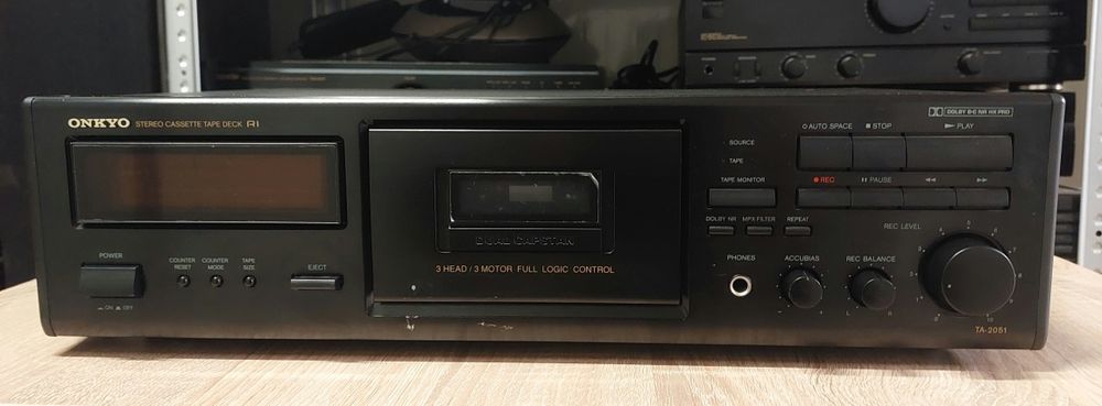 ONKYO TA-2051 3 HEAD – Класически Hi-Fi касетен дек с топ звук!