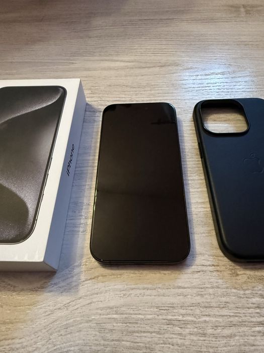 iPhone 15 PRO 256 GB - Black Titanium, Neverlock, Fullbox, 10/10