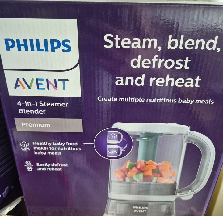 Уред за готвене на пара и Блендер PHILIPS AVENT SCF885/01 4 в 1 400 W