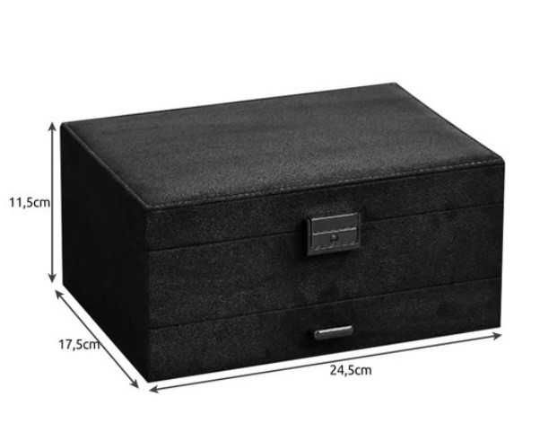 Органайзер тип кадифена кутия за бижута