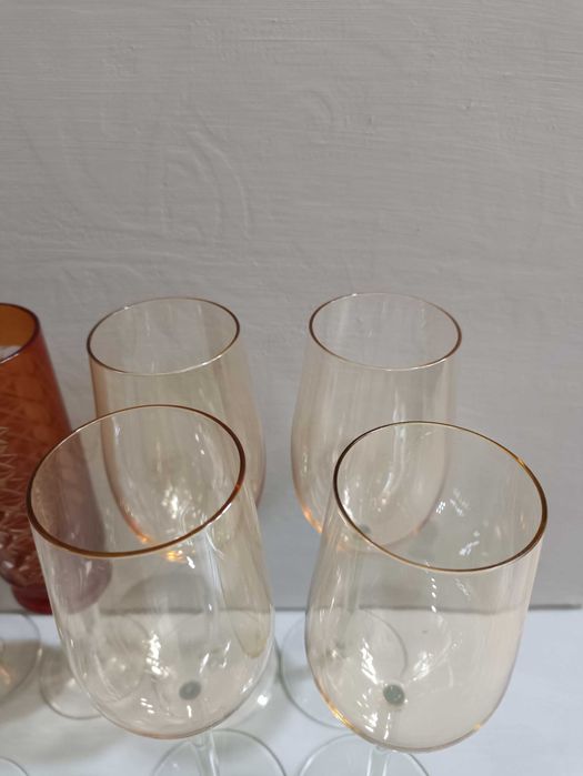 Фужеры на добор цветное стекло