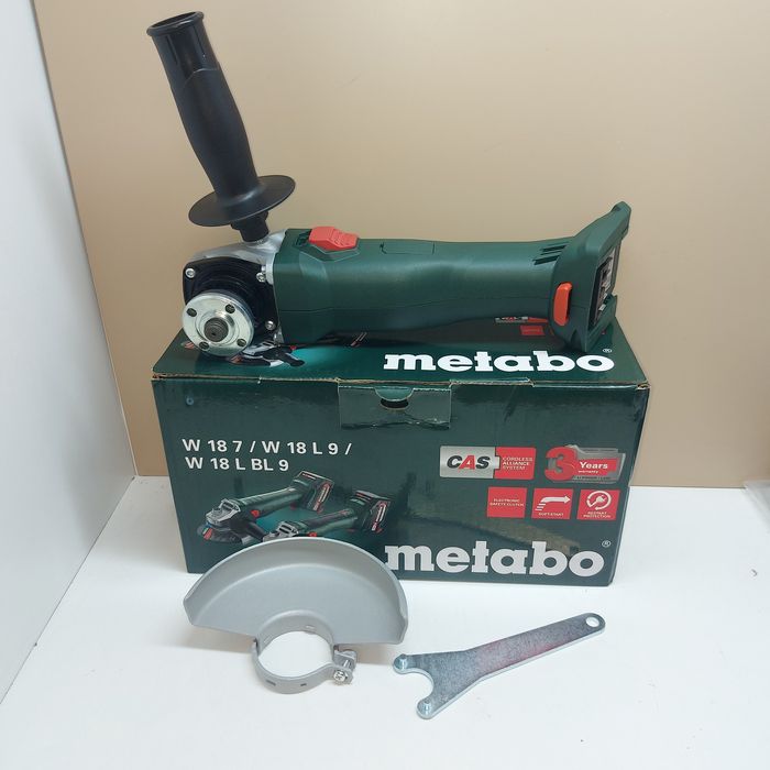ПРОМОЦИЯ.Акумулаторен ъглошлайф Metabo W18 7-125