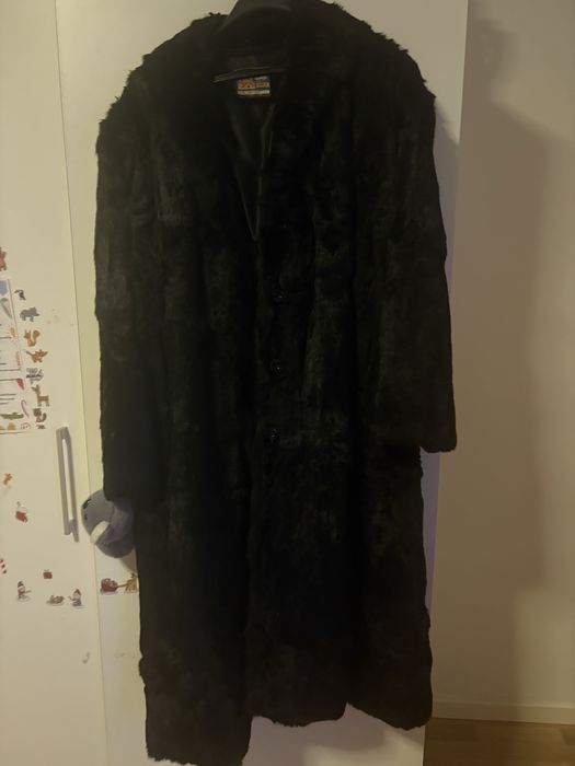 Palton blana naturala vitange