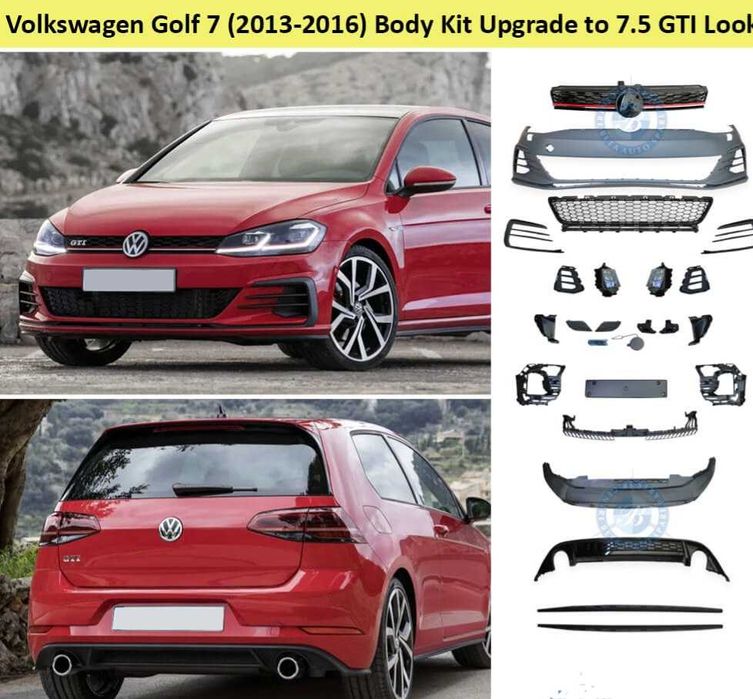 GTI Пакет броня брони upgrade за vw golf 7 към golf 7.5 GTI за голф 7