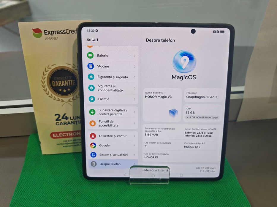 Telefon Honor Magic V3 9AG44 Bc2 B:6656)-garantie 2 ani!