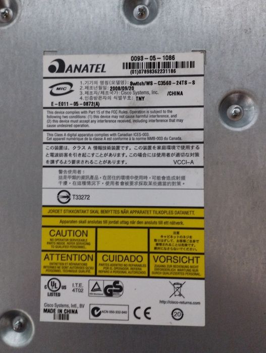 Swich/ws-c3560.    ..s4600-10p-si