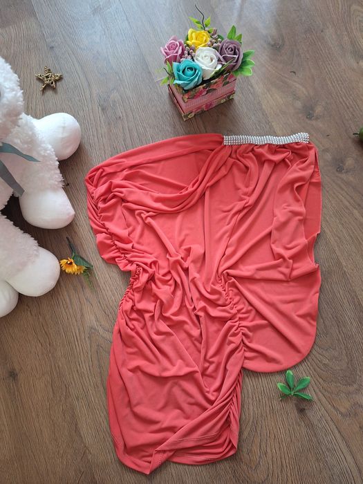 Секси туника по тялото с един ръкав