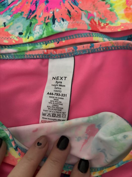 Next бански за момиченце нови 98см