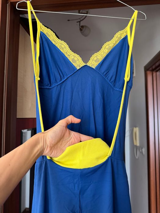 Секси Virgin wear гащеризони с гол гръб, шити в Италия. Чисто нови!