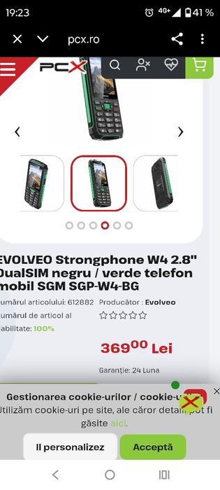 Telefon rezistent la apă !