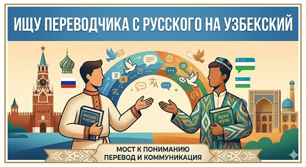 Ищу переводчика с русского на узбекский