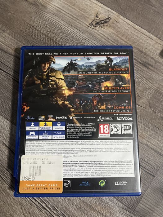 Call of duty black ups 4