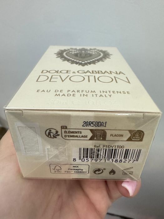 Dolce & Gabbana Devotion Intense 30ml EDP, nou, sigilat, 100% original